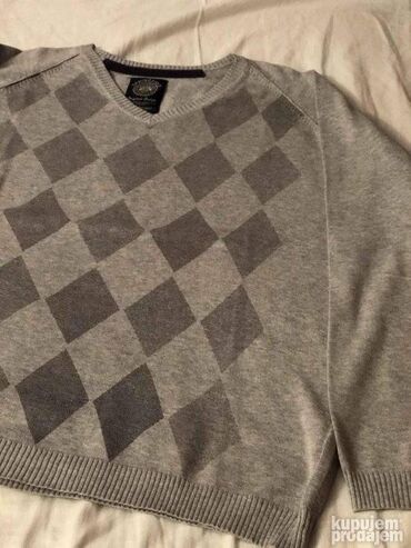 Džemperi: Original Springfield džemper, kao nov, 100% cotton, svetlo sivi sa — 13