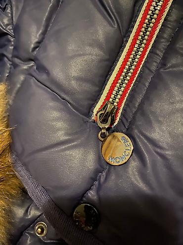 Jakne, kaputi i prsluci: MONCLER perijana jakna 5 6 godina Moze za devojcice i za decake Teget — 14