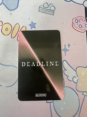 mini çanta: Məhsul: BLACKPINK – “DEADLINE” rəsmi fotokart, Jennie orginal foto — 2