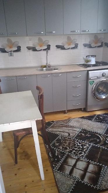 bine sovxoz evler: 2 otaqlı mənzil – mebel və məişət texnikası ilə - Plan: geniş zal — 3
