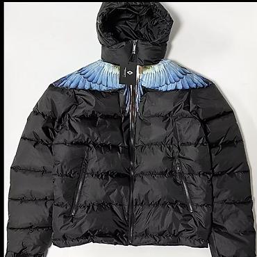 одежди: Marcelo Burlon County of Milan — мужская пуховая куртка с капюшоном — 2