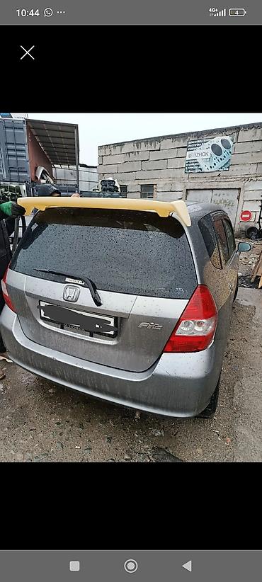Спойлер на крышу (козырёк) для Honda Fit/Jazz GD (2001–2008), хэтчбек