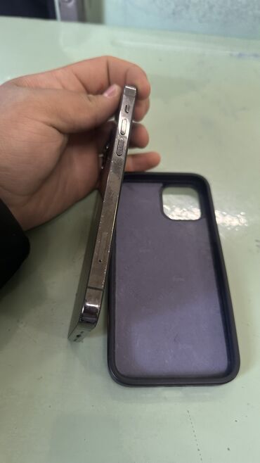 цена айфон 12 бу: IPhone 12 Pro, Колдонулган, 256 ГБ, Графит, Каптама, 83 %