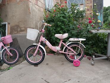 Детские велосипеды: Детский велосипед, 4-колесный, Другой бренд, 3 - 4 года, Для девочки, Б/у