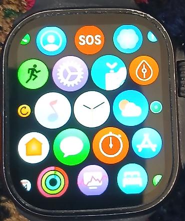Smart saatlar: Hiwatch PRO T900 Ultra ağıllı saat Saatın problemi yoxdur,nömrə kartı — 12