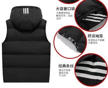 Другая мужская одежда: Новинка!!! Двухсторонний спортивный мужской жилет.Осень/зима. Размеры — 7