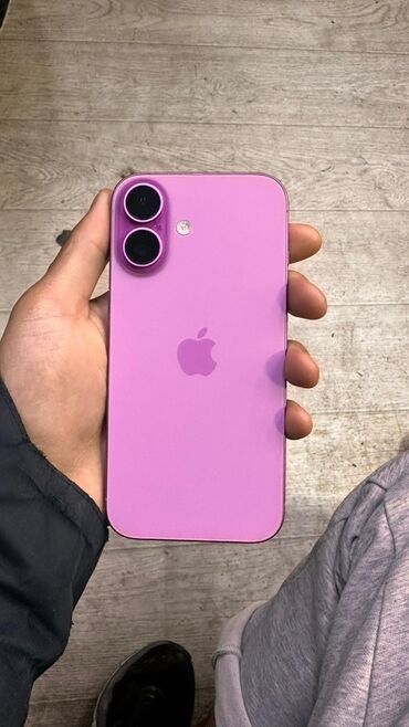 телефон самсунг с: IPhone 16, Б/у, 128 ГБ, Розовый
