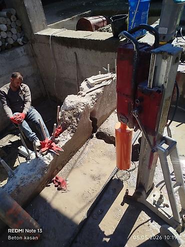 Beton işləri: Beton kəsmə beton deşmə xidməti Karot - HILTI DD 200 / 350 ilə 25 ° — 3