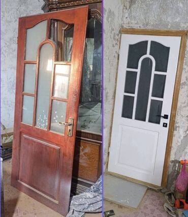 Отделочные материалы: Qapı *Yalniz qirmizi rengde olan satilir,1 dene qalib. *Cercive ve