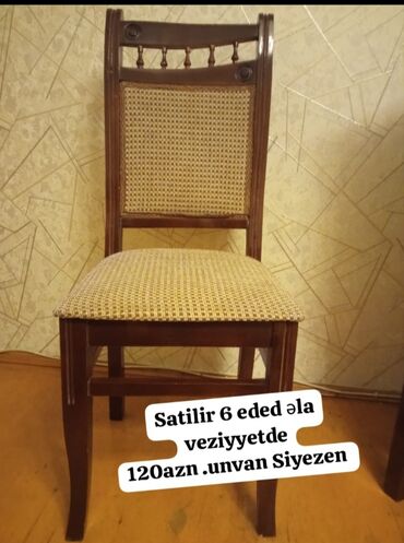 dəmir stul: Mətbəx üçün, İşlənmiş, Qatlanmayan, Stul