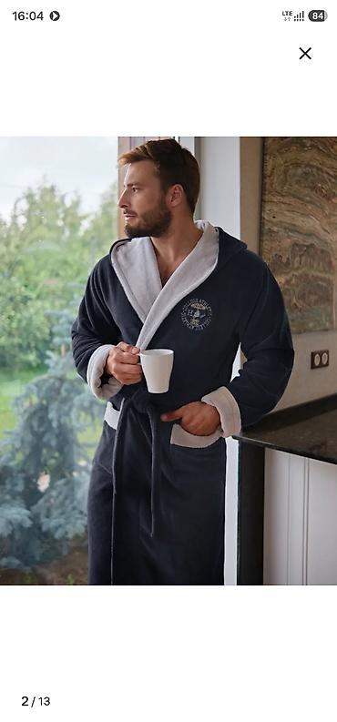 tech flecee: Халат, Махра, Турция, 3XL — 2
