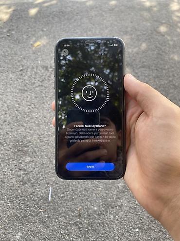apple notebook: IPhone 11, 128 GB, Qara, Face ID — 9