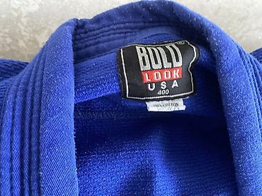 переплы: Кимоно для дзюдо/самбо BOLD LOOK USA, комплект: - Куртка синего цвета — 2