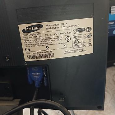samsung 49 inç monitör: Samsung 720N LCD monitor - Model: 720N (Model Code: LS17MJVKS/XSG) - — 2