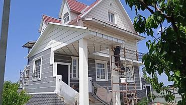 Фасадные работы: Фасадные работы делаем утепление фасадов крыша стена с базальтом — 7