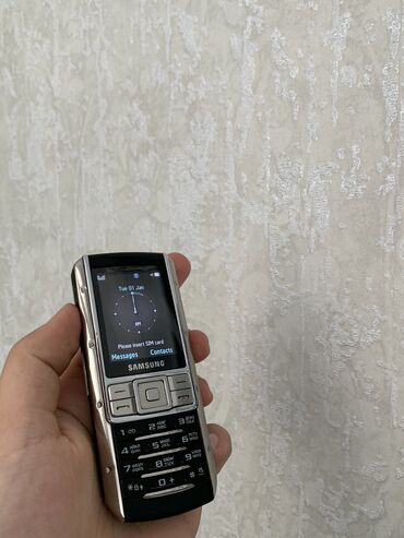 samsung qapaqli telefon: Samsung GT-S9402 Ego, < 2 GB Memory Capacity, rəng - Qara, Düyməli, İki sim kartlı