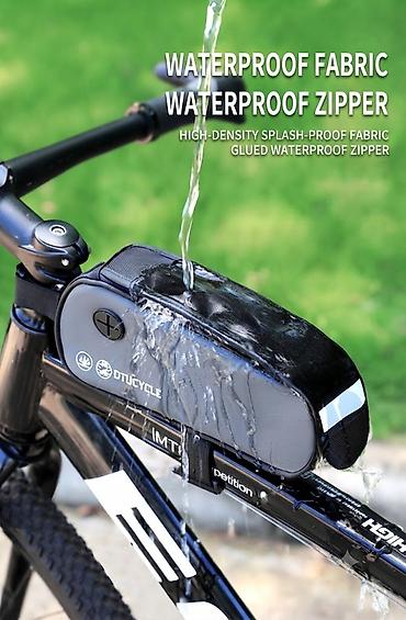 16 lt: Сумка на раму DTUCYCLE: 1л, Водонепроницаемая,Новая Забудьте о — 3