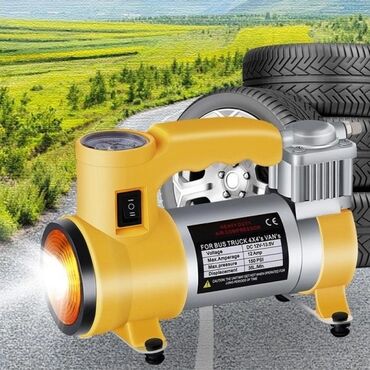 Uşaqlar üçün digər mallar: Siqnallı fanarlı avtomobil kompressoru CYCLONE -12V- 150 Watt. ●