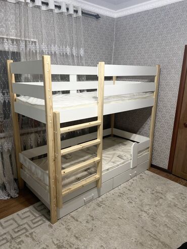 Двухъярусные детские кровати: Двуярусные кровати Качество до120кг выдерживают На заказ 3-4 дня — 16