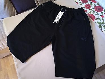 maslinaste pantalone: Kvalitetne muske pamucne bermude Benx u velikom broju 5XL — 5