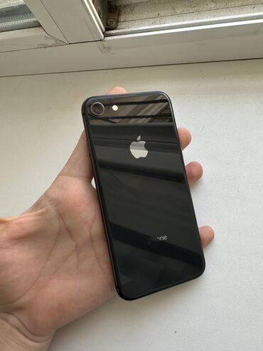 чехлы айфон 8: IPhone 8, Б/у, 64 ГБ, Black Titanium, Чехол, Защитное стекло, 100 %