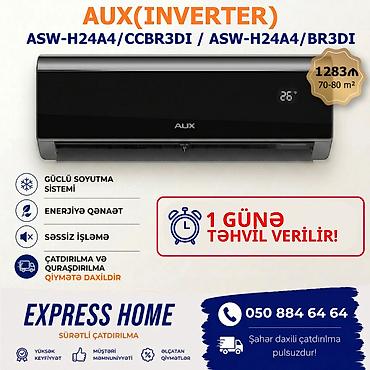 modern home: Kondisioner AUX, Yeni, 70-80 kv. m, Split sistem, Kredit yoxdur, Pulsuz quraşdırılma — 1