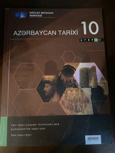 10cu sinif azərbaycan dili: Azərbaycan Tarixi 10cu sinif. İçi tam təmizdir. 3azn