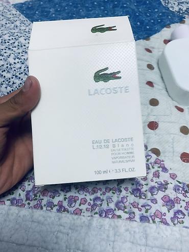 Парфюмерия: Lacoste L.12.12 Blanc Eau de Toilette Pour Homme, 100 мл (3.3 fl — 3