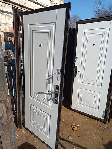 Двери для домов и квартир: Двери для домов и квартир, Бронированная, Одностворчатая, Кыргызстанская, Со стеклом, цвет - Фиолетовый — 16