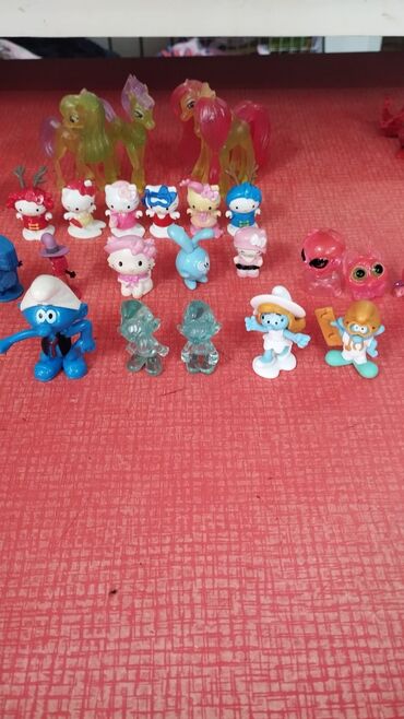 Игрушки: Плюшевые игрушки — набор Описание:Б/у - Мягкие игрушки разных — 10