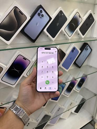 i̇phone pro: IPhone 15 Pro, Blue Titanium, Zəmanət, Kredit, Simsiz şarj — 7