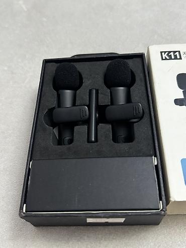 səs yazan yüklə: K11 simsiz mikrofon dəsti – telefon üçün Xüsusiyyətlər: - İkili — 3