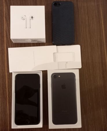 Apple iPhone: IPhone 7, 32 ГБ, Черный, Отпечаток пальца, С документами