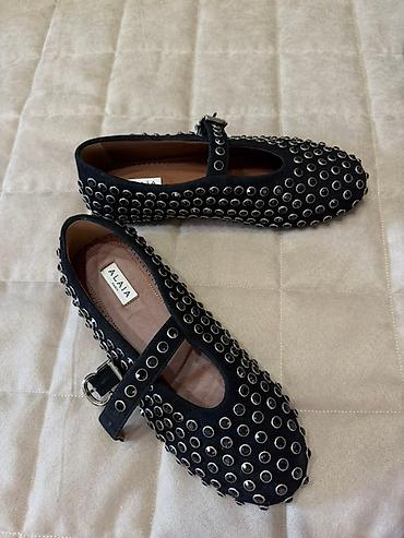 осен: Туфли, 39, Alaïa, Б/у, цвет - Черный, Самовывоз — 2