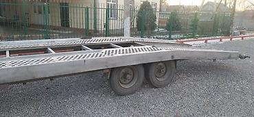 автовозы тралы: Прицеп, Сar carrier trailer, Б/у — 9