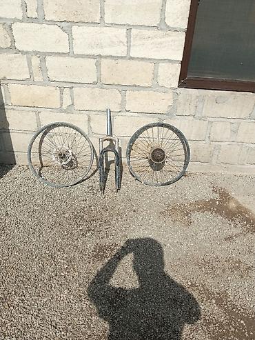 matorlu velosebet: Velosiped hissələri dəsti - 2 ədəd 26" təkər: - Ön təkərdə disk — 1