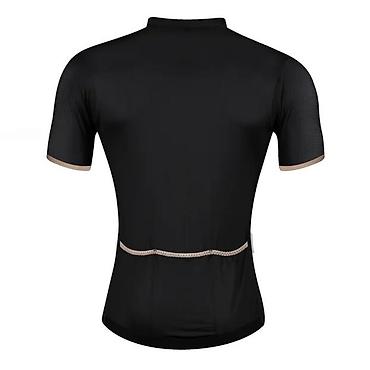 Oprema za bicikliste: DRES FORCE KRATKI RUKAV, CRNA-ZLATNA | Dres je dizajniran za vozače — 2
