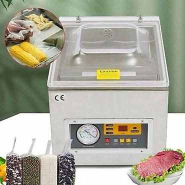 Paketləmə aparatları: Vakuum makinası "Dz-260"Vakum gücü: 0.05 mpa (güclü vakum) Qablaşdırma — 4