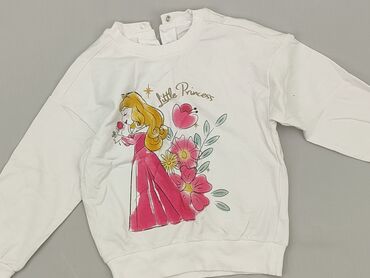 biały sweterek dla dziewczynki 122: Bluza, Disney, 1.5-2 lat, 86-92 cm, stan - Bardzo dobry