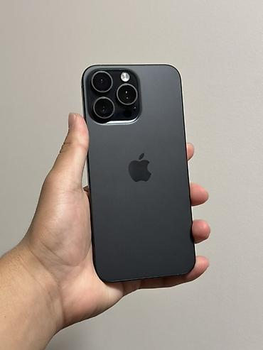 оригинальные аирподсы 1: IPhone 15 Pro Max, Б/у, 256 ГБ, Черный, 78 % — 1
