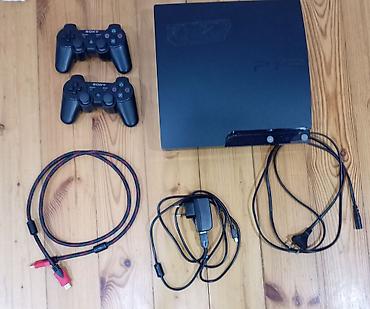 ps 5 dualsense: Sony PlayStation 3 (PS3) Slim komplekti Tam dəst: - PS3 Slim konsolu — 1