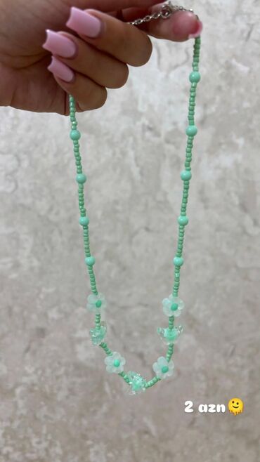 Boyunbağılar: Rəngarəng muncuq əl işi boyunbağılar. ətraflı məlumat və çatdırılma — 19