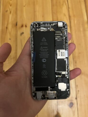 köhnə samsung telefonları: IPhone 6, 32 GB, Gümüşü, Barmaq izi