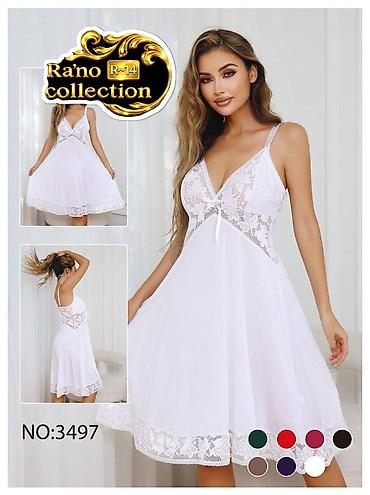 Комплекты: Комплект, Пеньюар, Сатин, С кружевом — 33