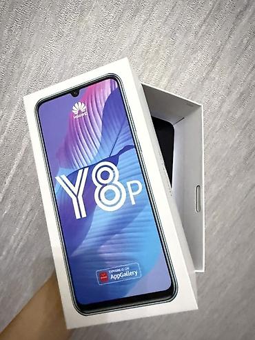kamera güneş paneli: Huawei Y8p, 128 GB, rəng - Mavi, Barmaq izi, Face ID — 3