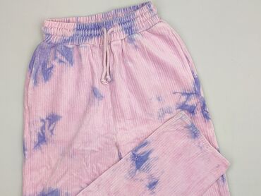 legginsy welurowe push up allegro: Material trousers for women, Bershka, size XS (EU 34)
