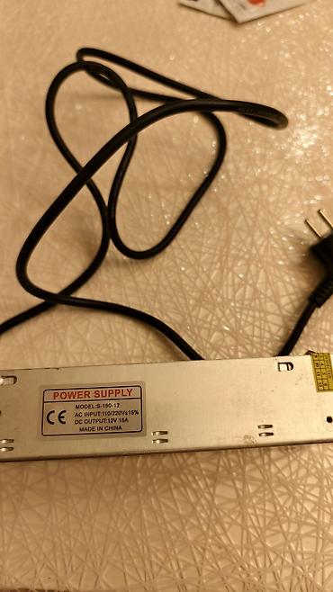 adaptor 12v 10a: Məhsul: Universal AC-DC Güc Bloku (Power Supply) Model: S-180-12 — 2