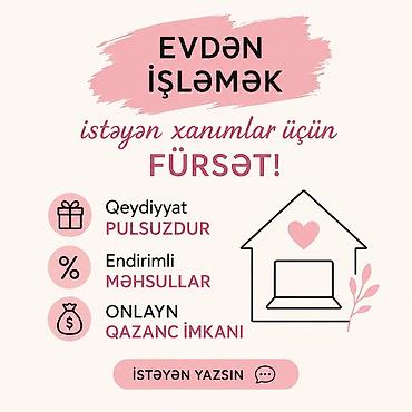 is elani gence 2025: Satış agentləri, Təcrübəsiz, Onlayn iş — 1