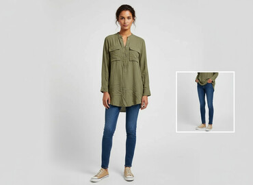 leginsy hdm: H&M, Women`s tunic, size S