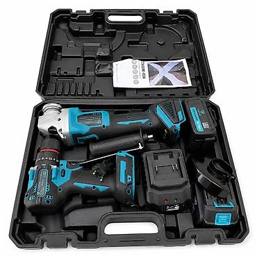 №: 4379 Məhsulun adı: Akkumulyatorlu elektrik alət dəsti G-POWER JK222